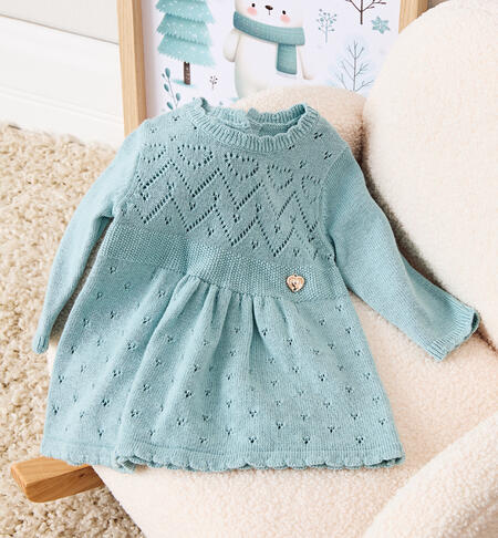 Winter Baby Girl Dress ACQUA-3944