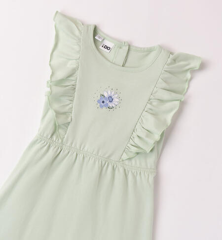 Girls' floral summer dress VERDE-4843