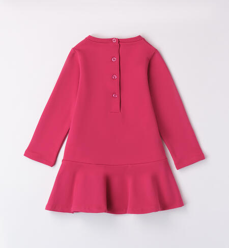 Winter dress little girl MAGENTA-2681