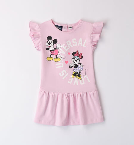 Girls' Minnie and Mickey Mouse dress PINK