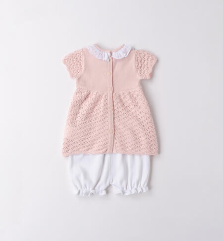 100% Cotton Baby Girl Dress PINK-2714