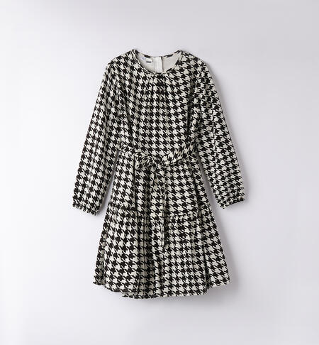 Dress girl black and white CREMA-NERO-6BBD