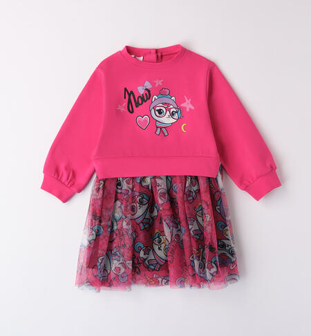 Dress unicorn girl FUXIA-2438