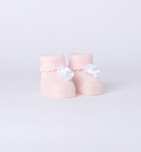 iDOMini Newborn Booties PINK-2714