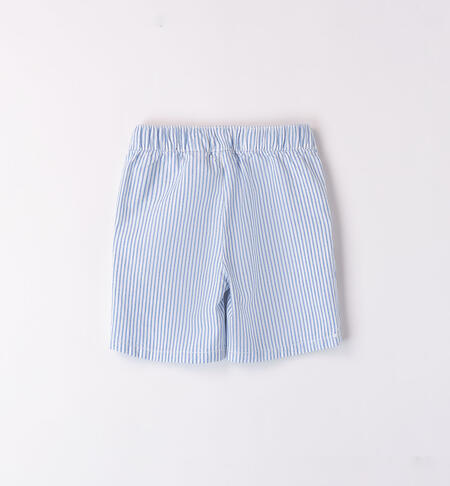 Boys' Bermuda shorts in 100% cotton TURCHESE-3733