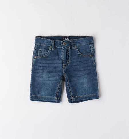 Bermuda jeans per bambino BLU
