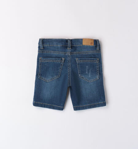 Bermuda jeans per bambino STONE WASHED-7450