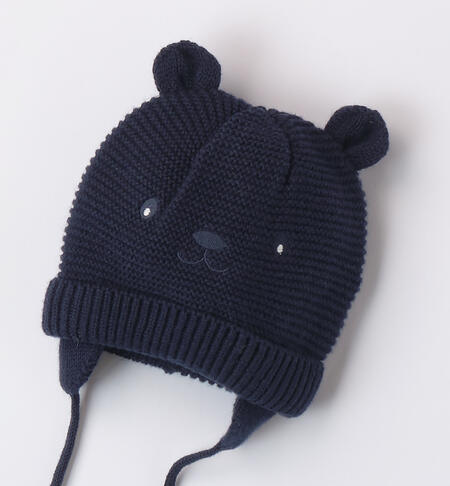 Earflap Baby Beanie NAVY-3558