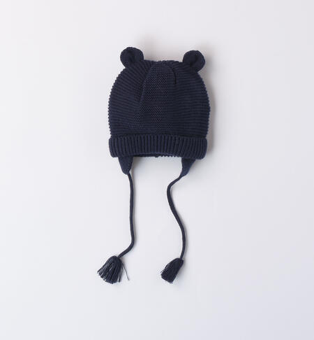 Earflap Baby Beanie NAVY-3558