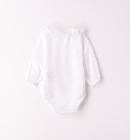 Newborn Baby Girl Bodysuit BIANCO-0113