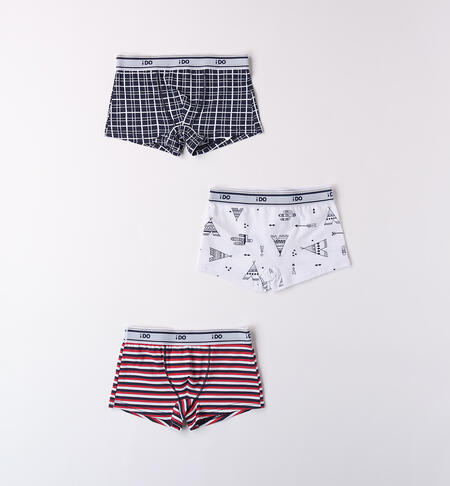 Boxer shorts for boy GRIGIO-MULTICOLOR-6BAG