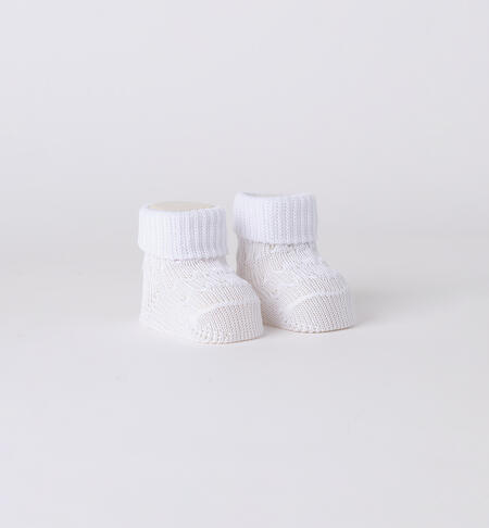 Calze per neonati modello unisex BIANCO