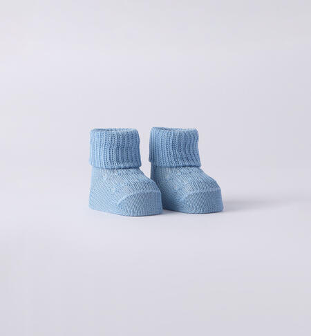 Unisex Newborn Socks L.BLUE-3964