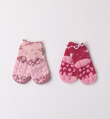 Anti-slip Baby Girl Socks PINK-2714