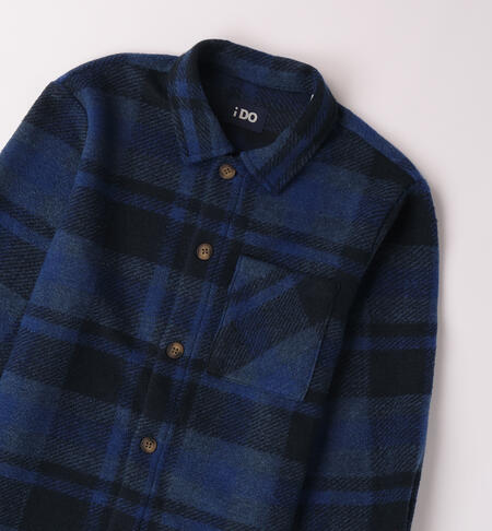 Plaid shirt boy DARK NAVY-3896