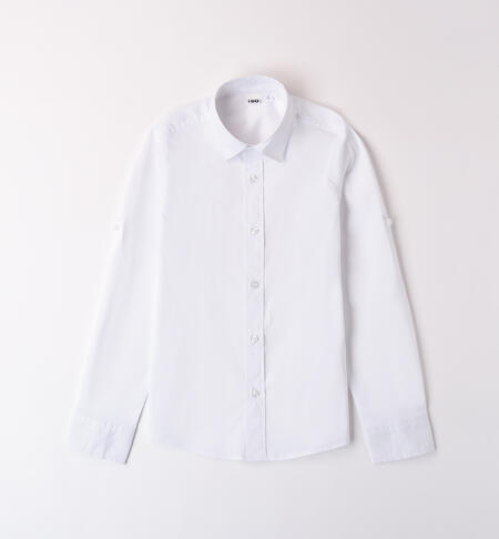 Camicia bianca ragazzo BIANCO