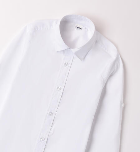 Camicia bianca ragazzo BIANCO-0113