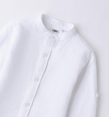 Long-sleeve shirt for boys BIANCO-0113