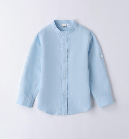 Long-sleeve shirt for boys LIGHT BLUE-3881