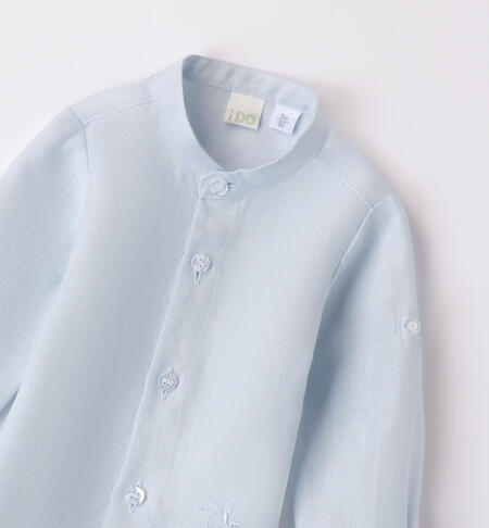 Camicia coreana neonato in lino SKY-3871