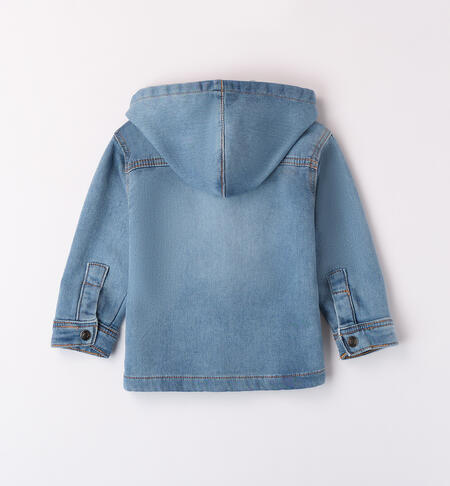 Baby boy denim shirt BLU CHIARO LAVATO-7310