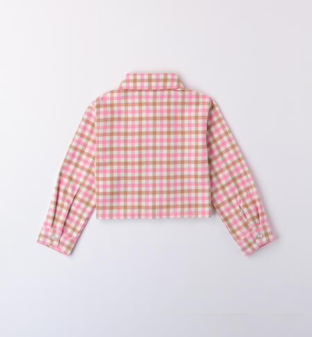 Girl square shirt BISCUIT-0945