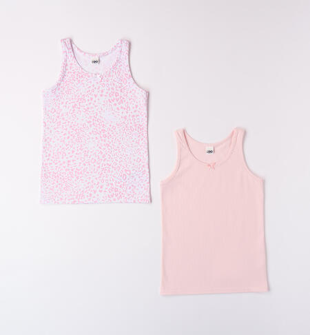 Girl underwear tank top PINK