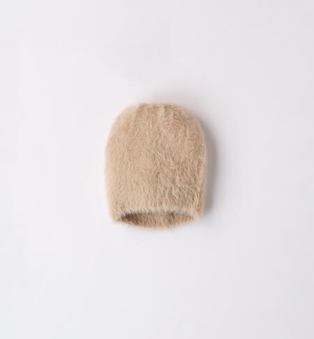 Cappello bambina in tricot
 BEIGE-0941