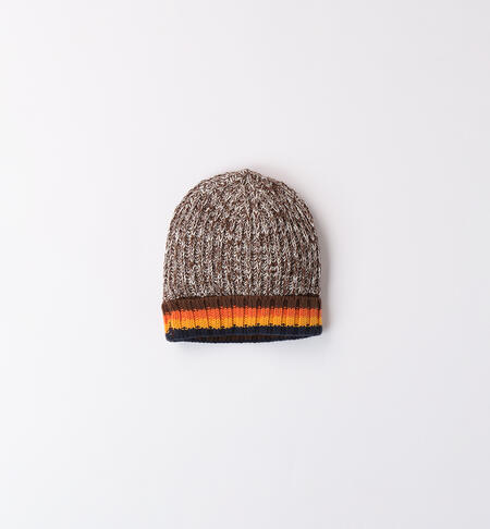 Tricot baby hat MARRONE-0876