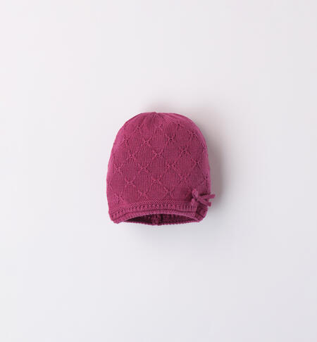 Cappello invernale neonata ROSA