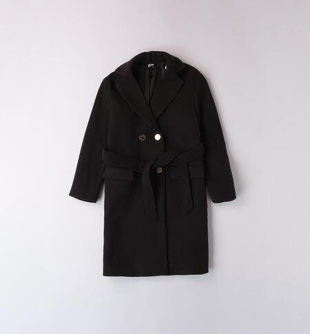 Elegant coats for girl BLACK