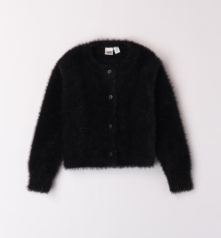 Girl cardigan in tricot NERO-0658