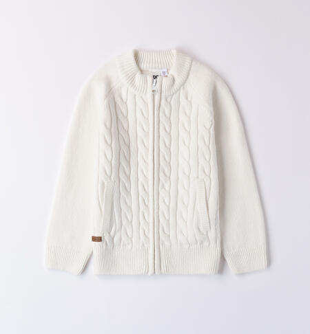 Baby boy zipper cardigan CREAM