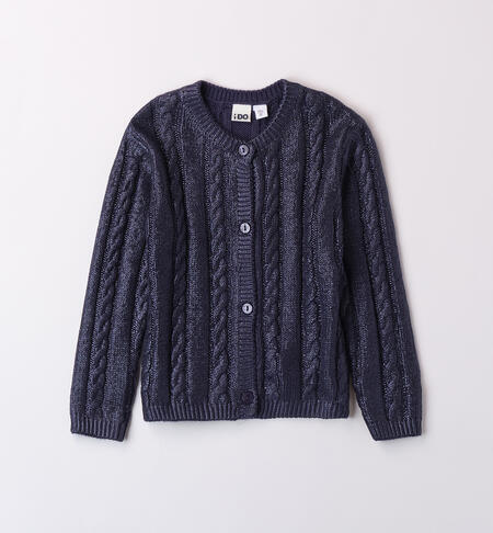 KNITTED CARDIGAN  NAVY-3557