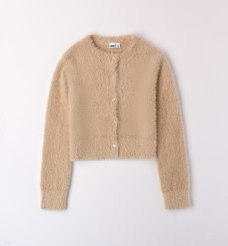 Cardigan da ragazza BEIGE-0941