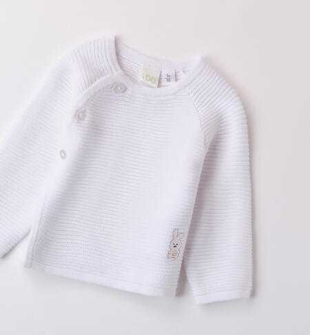 Unisex Baby Cardigan BIANCO-0113