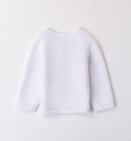 Unisex Baby Cardigan BIANCO-0113