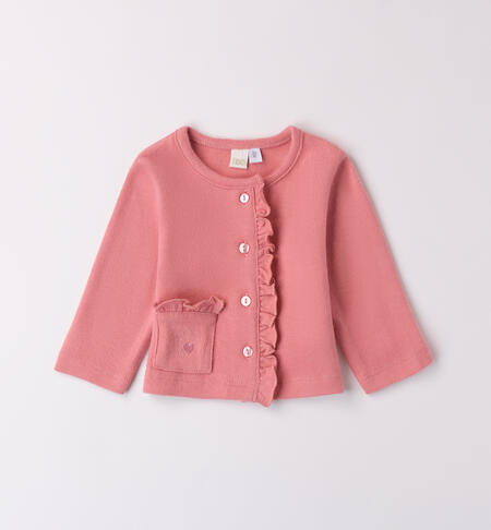 Cardigan per bimba neonata ROSA