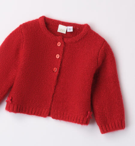 Cardigan per neonata 
 ROSSO-2253