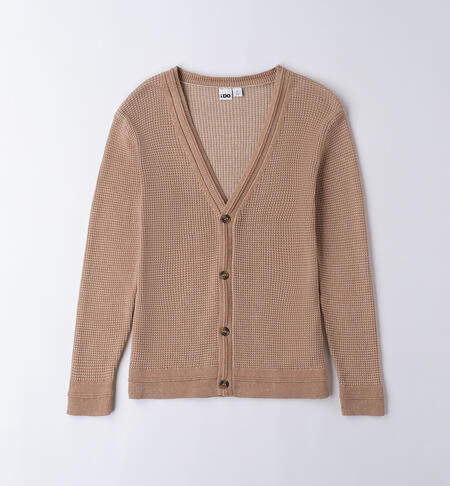 Cardigan per ragazzo MARRONE