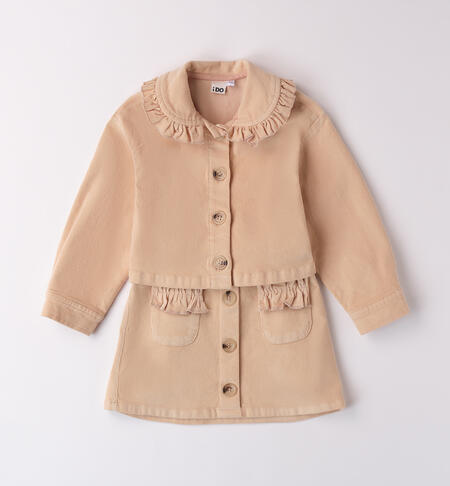 Suit for girl BEIGE-0941