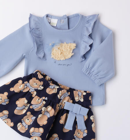 Baby Girl Outfit AZZURRO-3661