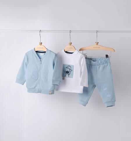 Three-Piece Baby Outfit BLUE