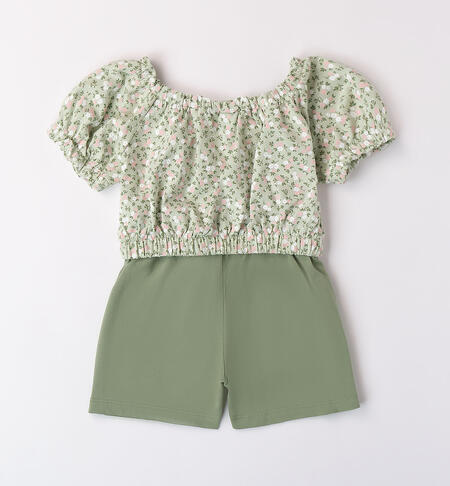 Girl's cool floral set VERDE-VERDE-6APD