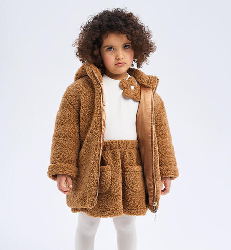 Girl's outfit with skirt BEIGE-0729