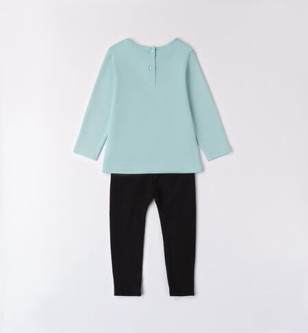 Girl's outfit with leggings NERO-0658