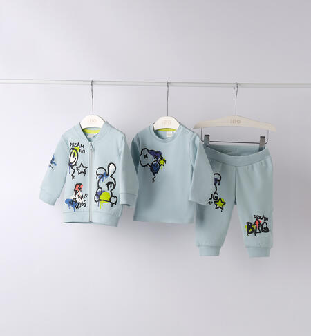 Three-piece Baby Boy Outfit ACQUA-3944