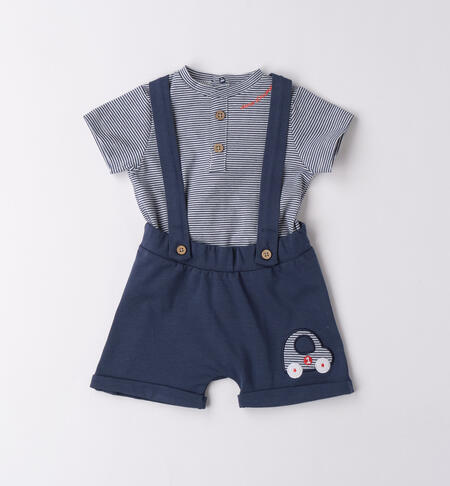 Baby Overalls Set BLUE