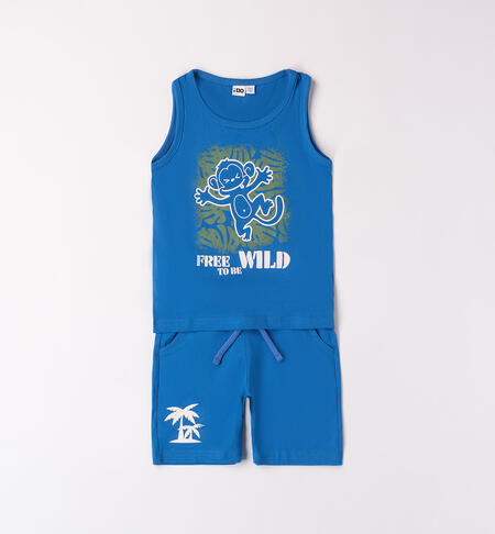 Monkey tank top outfit for boys TURCHESE-3743