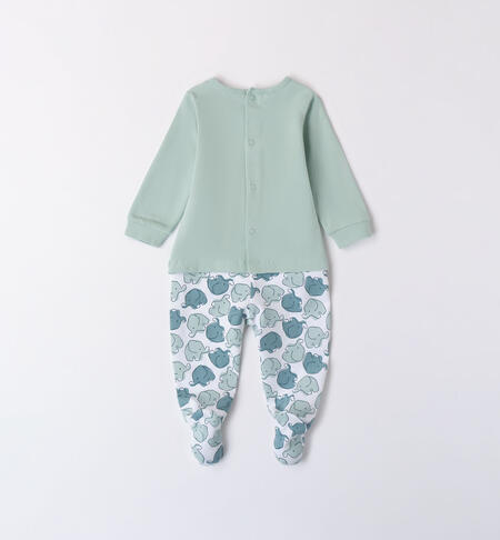 Baby boy hospital outfit L.GREEN-4212